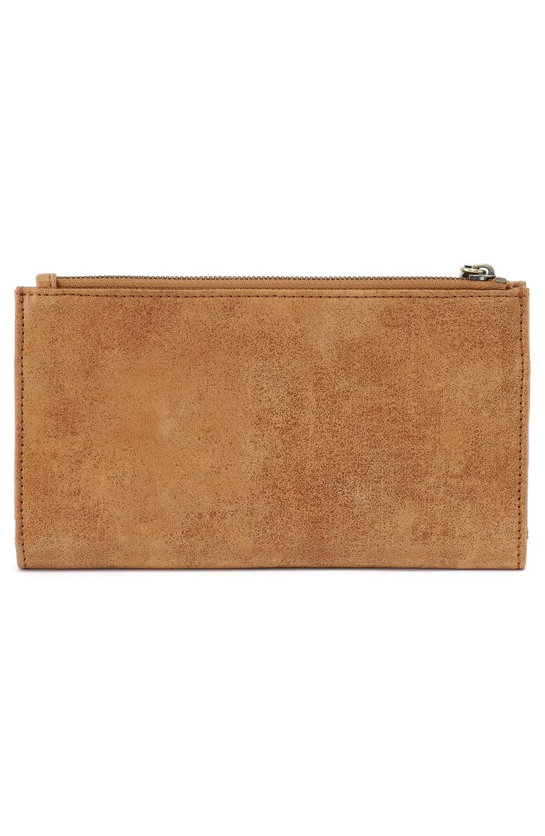 HOBO Large Jill Leather Bifold Wallet, Alternate, color, Whiskey