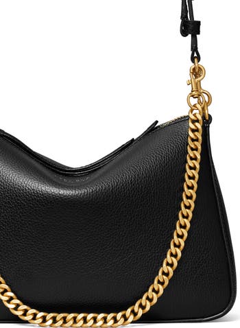 Small Perry Leather Shoulder Bag