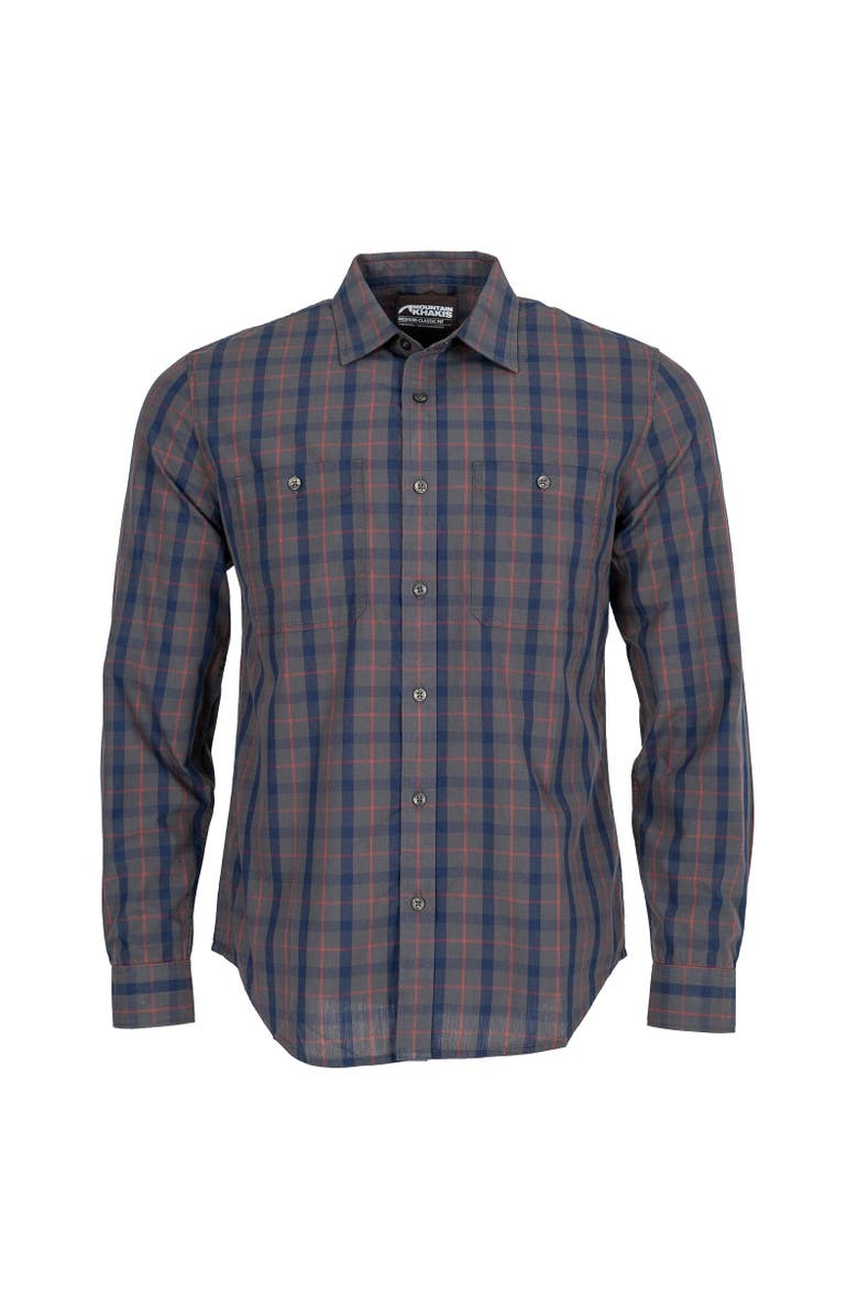Mountain Khakis Midtown Long Sleeve Woven Shirt, Main, color, Jackson Grey