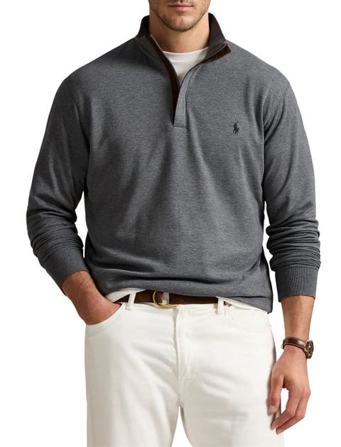 Big & Tall Luxe 1/4-Zip Pullover