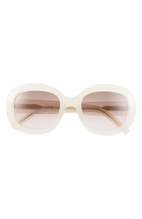 City 52mm Geometric Sunglasses