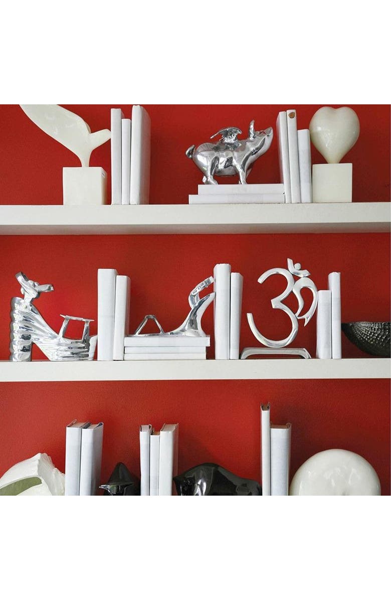 Lunares Carmen Shoe / Bookend, Alternate, color, Gold