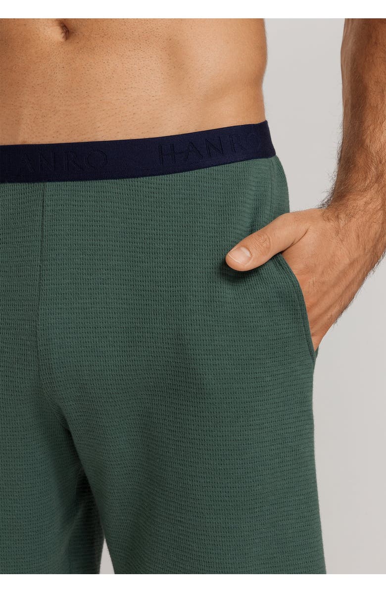 Hanro Smart Sleep Organic Cotton Blend Pajama Set, Alternate, color, Herbal Tea