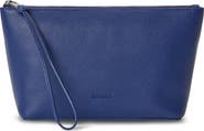 Shinola Small Zip Pebbled Leather Cosmetic Case