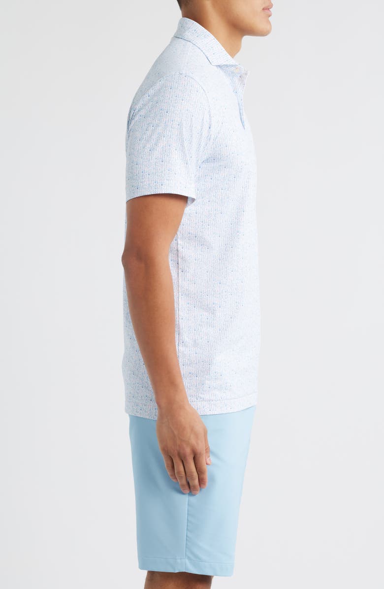 Peter Millar Villa Keys Performance Jersey Polo, Alternate, color, White