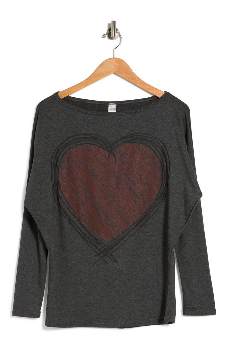 Printed Boatneck Sweater, Alternate, color, BLACK DYE 2