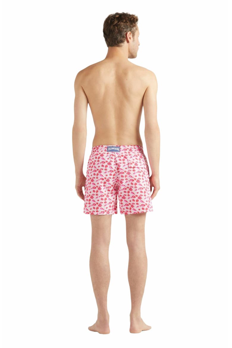Men's Fishy Dance Swim Trunks, Alternate, color, PIVOINE