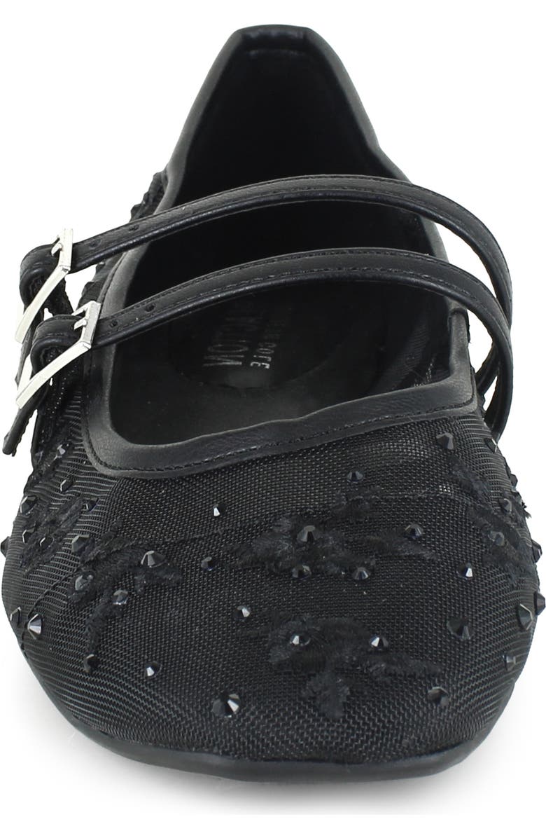 Reaction Kenneth Cole Malibu Nites Mary Jane Flat, Alternate, color, Black Mesh