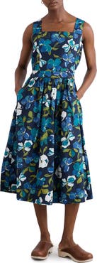 Seasalt Cornwall Shearwater Organic Cotton Midi Sundress