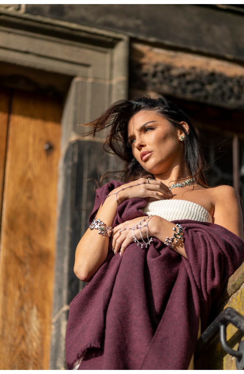 Lucy Quartermaine Large Splash Studs, Alternate, color, Sterling Silver