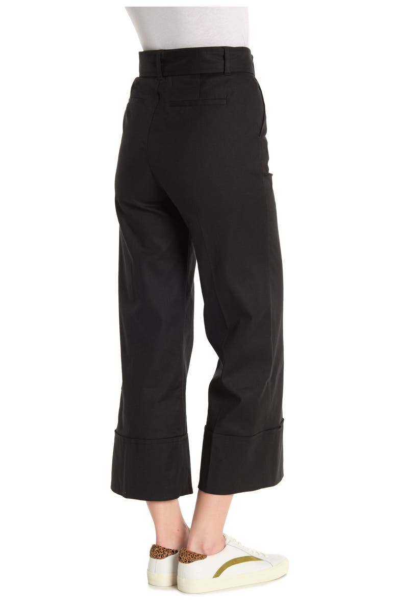 FRAME Belted Cropped Pants, Alternate, color,