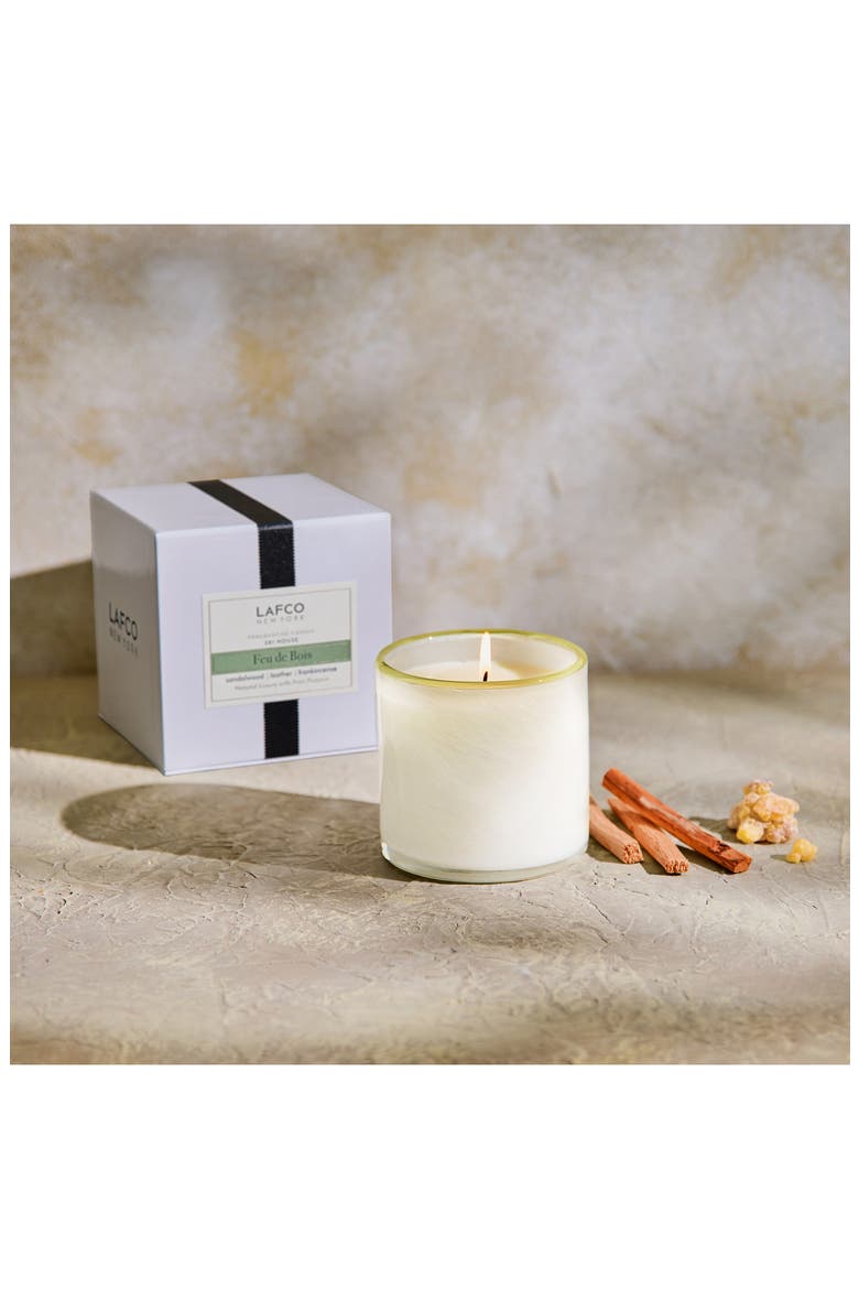 Feu de Bois Classic Candle, Alternate, color, WHITE
