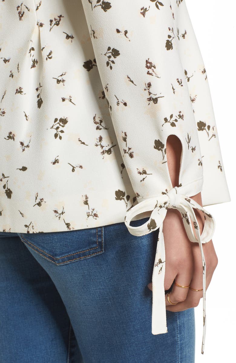 Hinge Tie Sleeve Blazer, Alternate, color, 