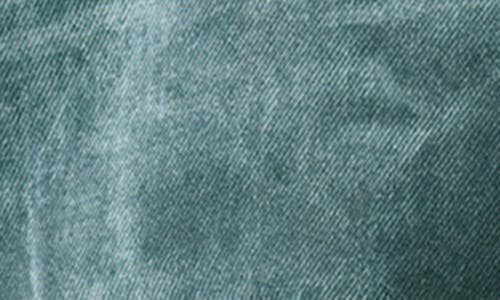 True Religion Men's Denim Print Retro Varsity Jacket In Blue