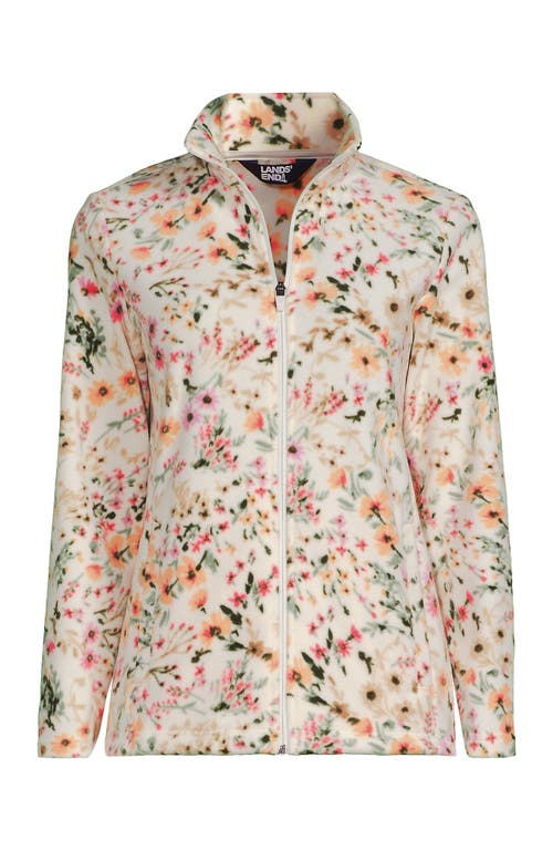 Lands' End Anyweather Fleece Full Zip Jacket In Multi