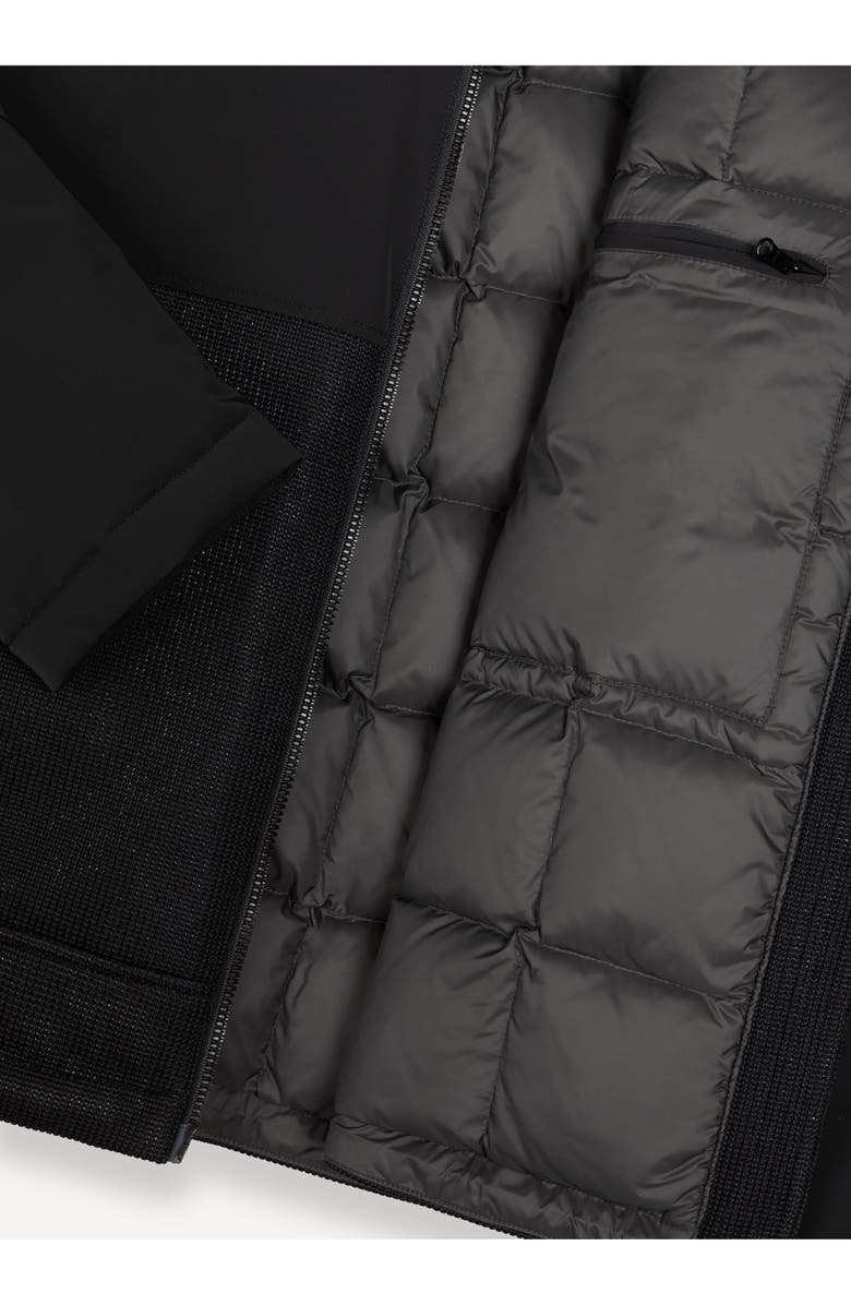 COLMAR Mixed Media Waterproof Down Jacket, Alternate, color, Black-Vulcan