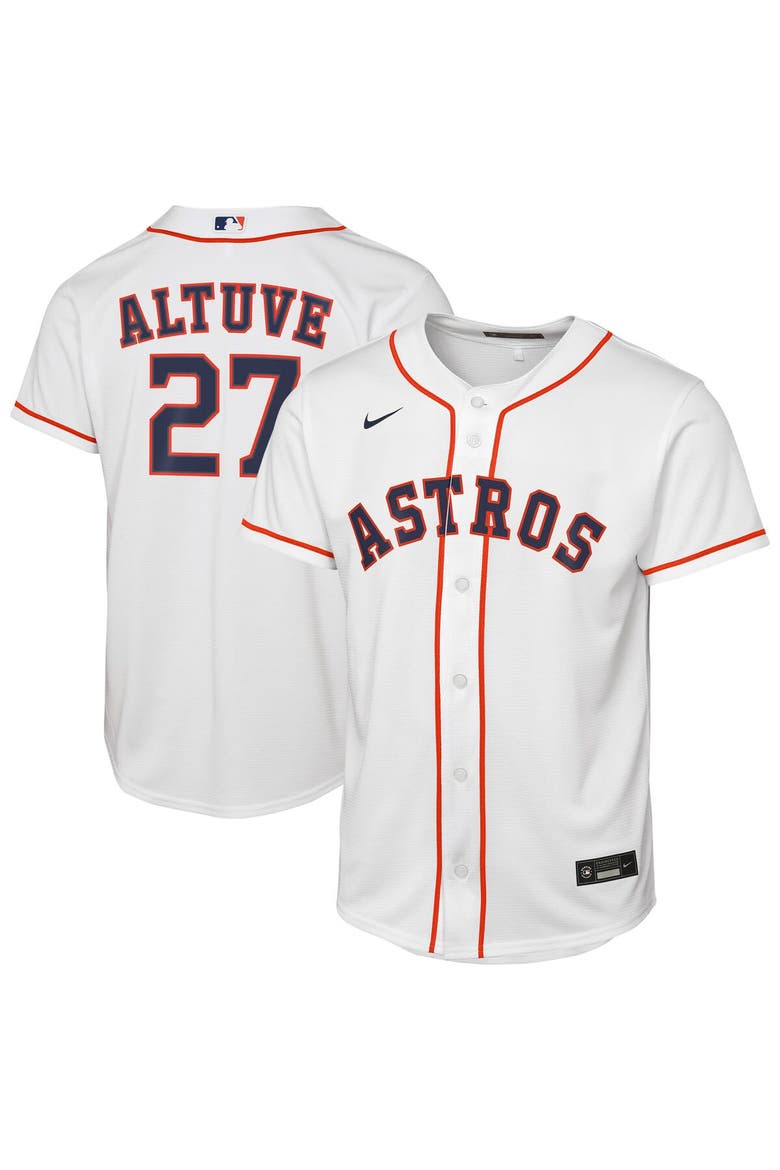 Youth Nike Jose Altuve White Houston Astros Home Replica Player Jersey, Main, color, White