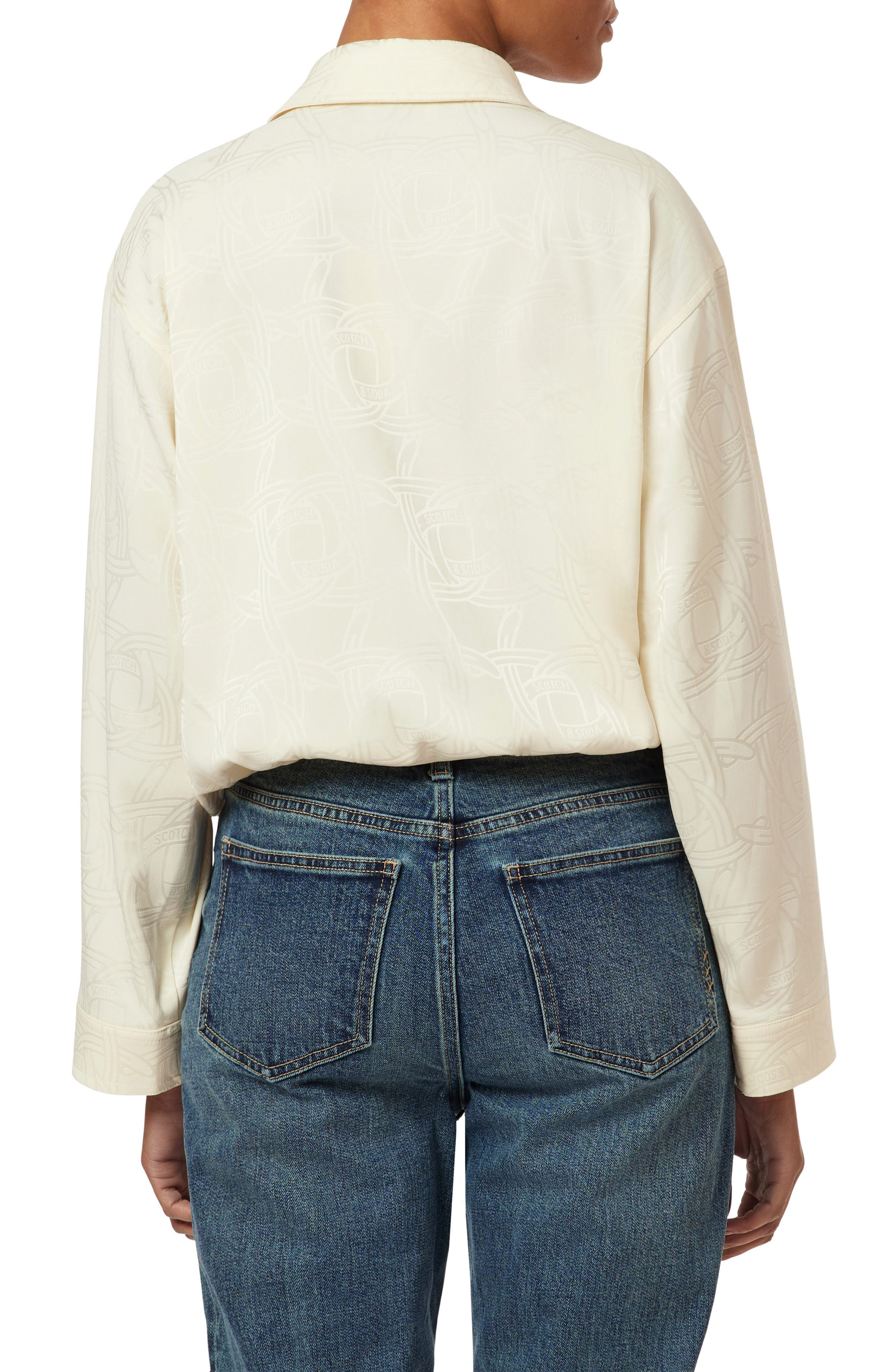 Drawstring Waist Utility Shirt - image 2