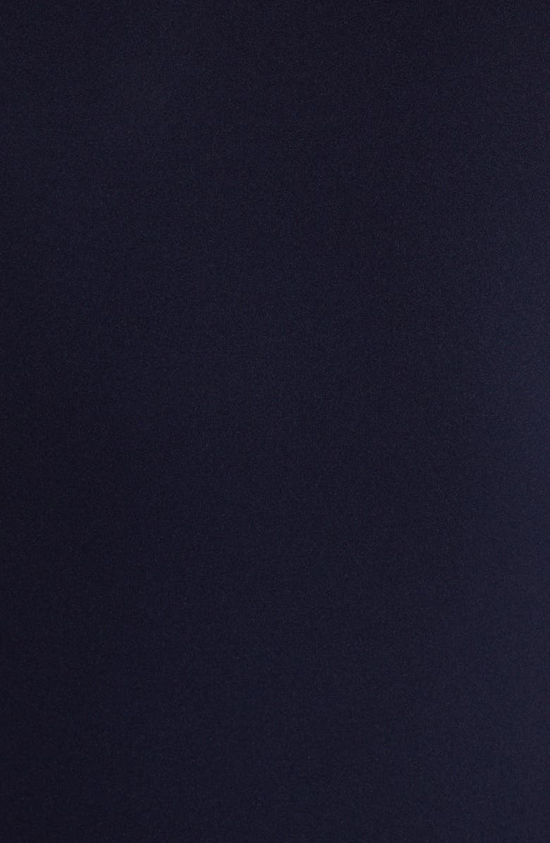 Moncler Logo Trim One-Piece Swimsuit, Alternate, color, 