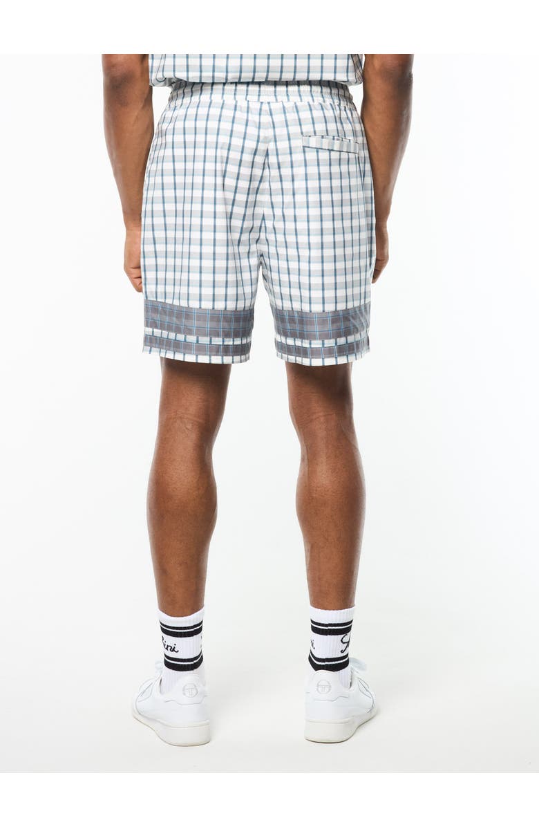Sergio Tacchini Quadretto Cabana Short, Alternate, color, Brilliant White