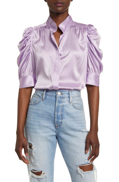 Gillian Stretch Silk Blouse