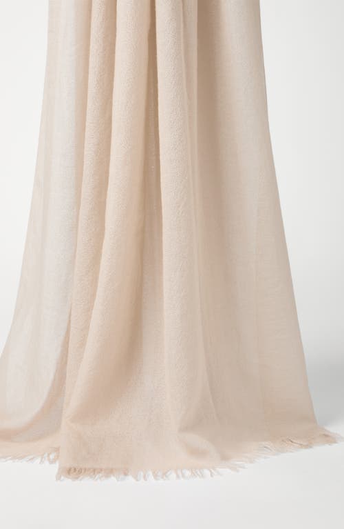 Brunello Cucinelli Cashmere And Silk Scarf In Neutral