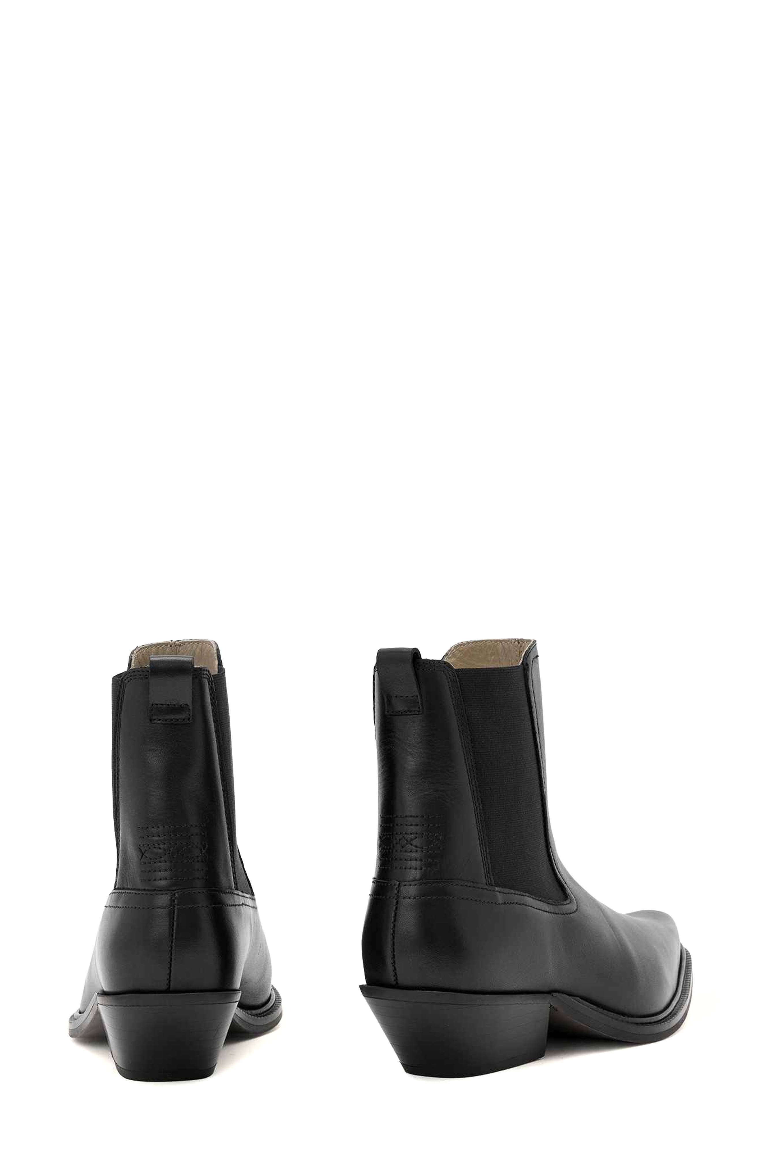 Carter Leather Chelsea Boot, Alternate, color, BLACK