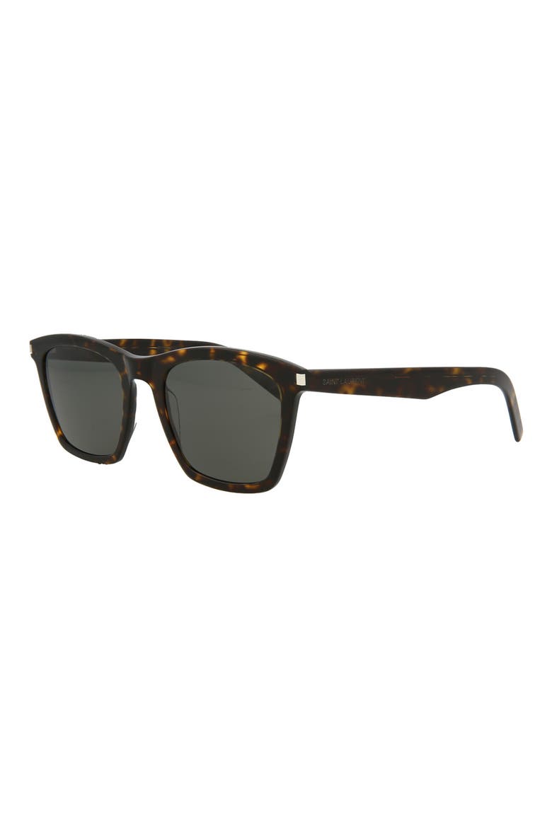 52mm Square Sunglasses, Alternate, color, HAVANA HAVANA GREY