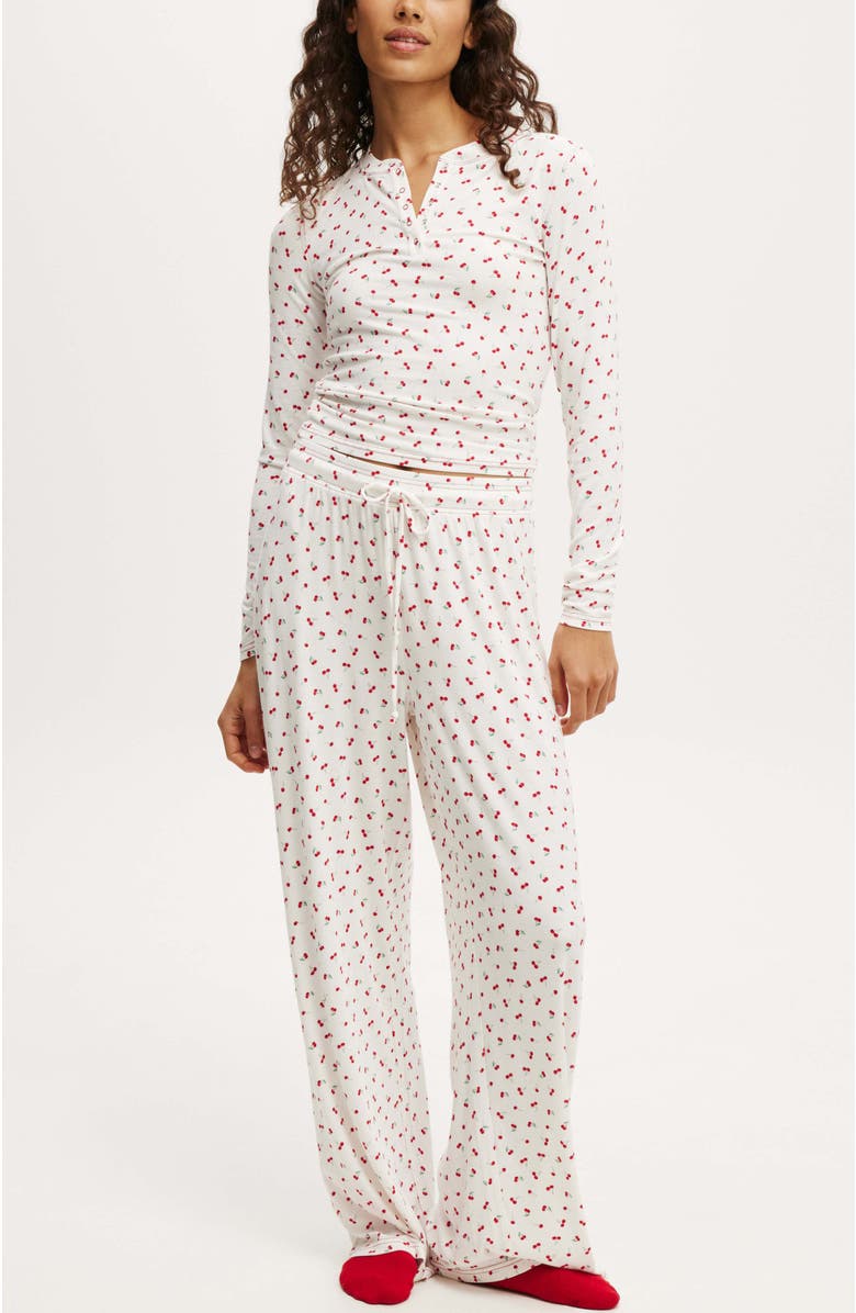 COTTON ON BODY Sleep Recovery Wide Leg Pant, Alternate, color, 