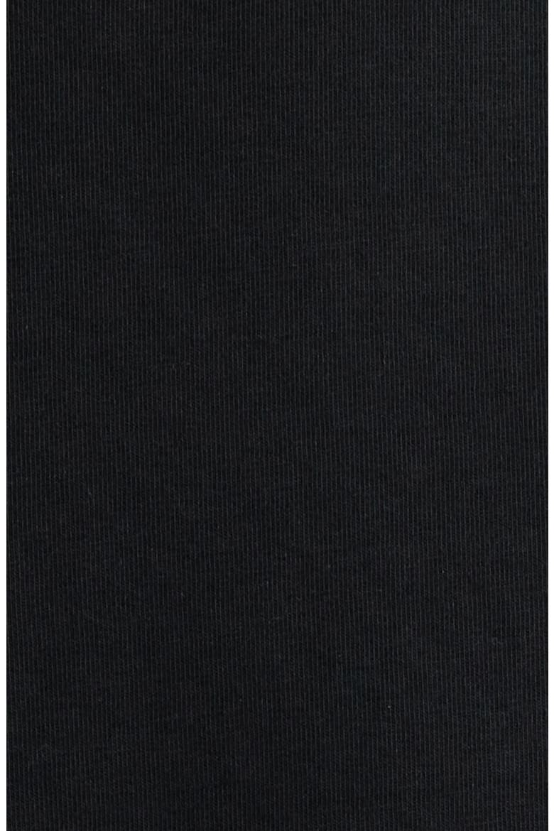Unique Long Sleeve Stretch Cotton Pajama T-Shirt, Alternate, color, BLACK