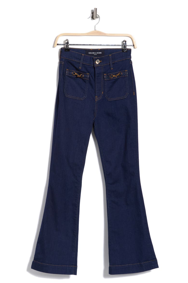 Carson High Waist Ankle Flare Jeans, Main, color, INDIGO RINSE