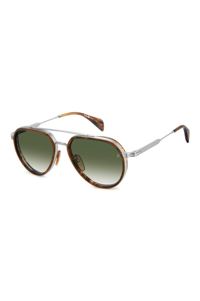57mm Pilot Sunglasses, Alternate, color, 09CI-8Z