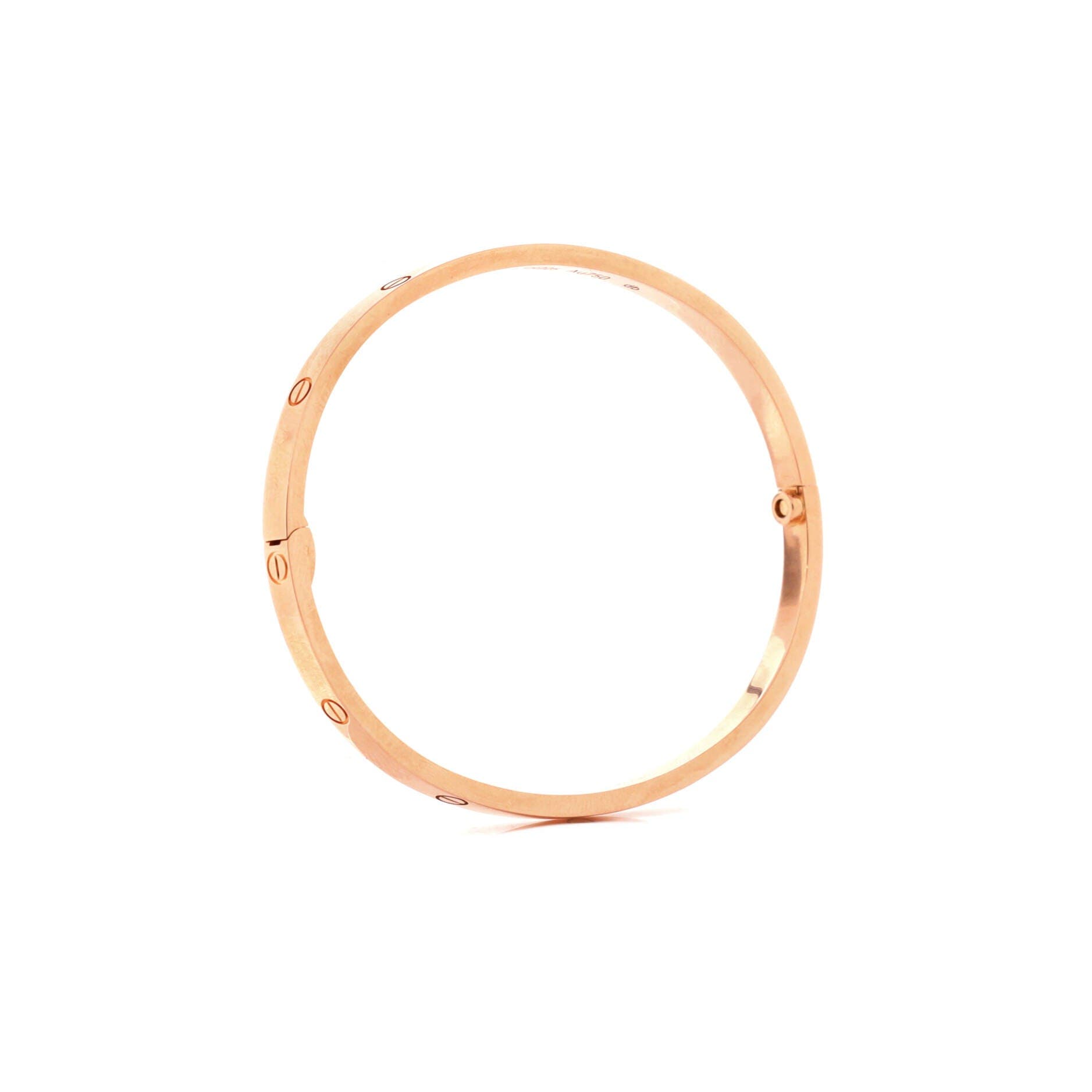 Love Bracelet 18K Rose Gold Small, Alternate, color, Metallic Gold