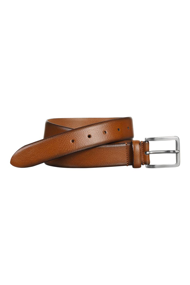 Leather Belt, Alternate, color, TAN ITALIAN GRAIN LEATHER