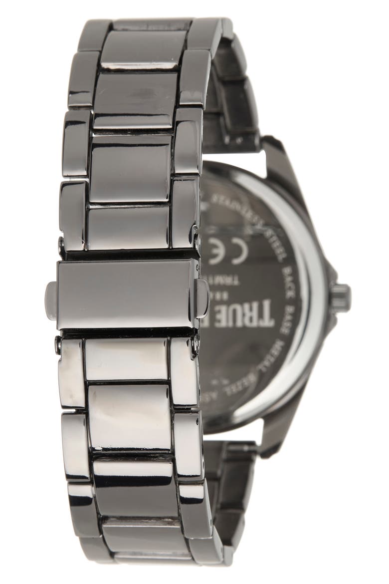 Chronograph Bracelet Watch, 44.5mm & Assorted Bracelets Set, Alternate, color, BLACK