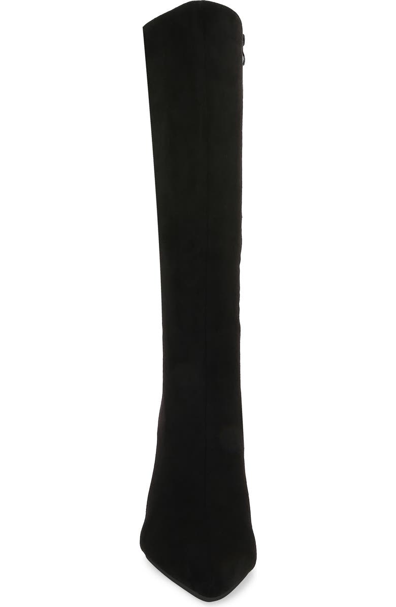 BERNESS Faux Suede Knee High Boot, Alternate, color, Black