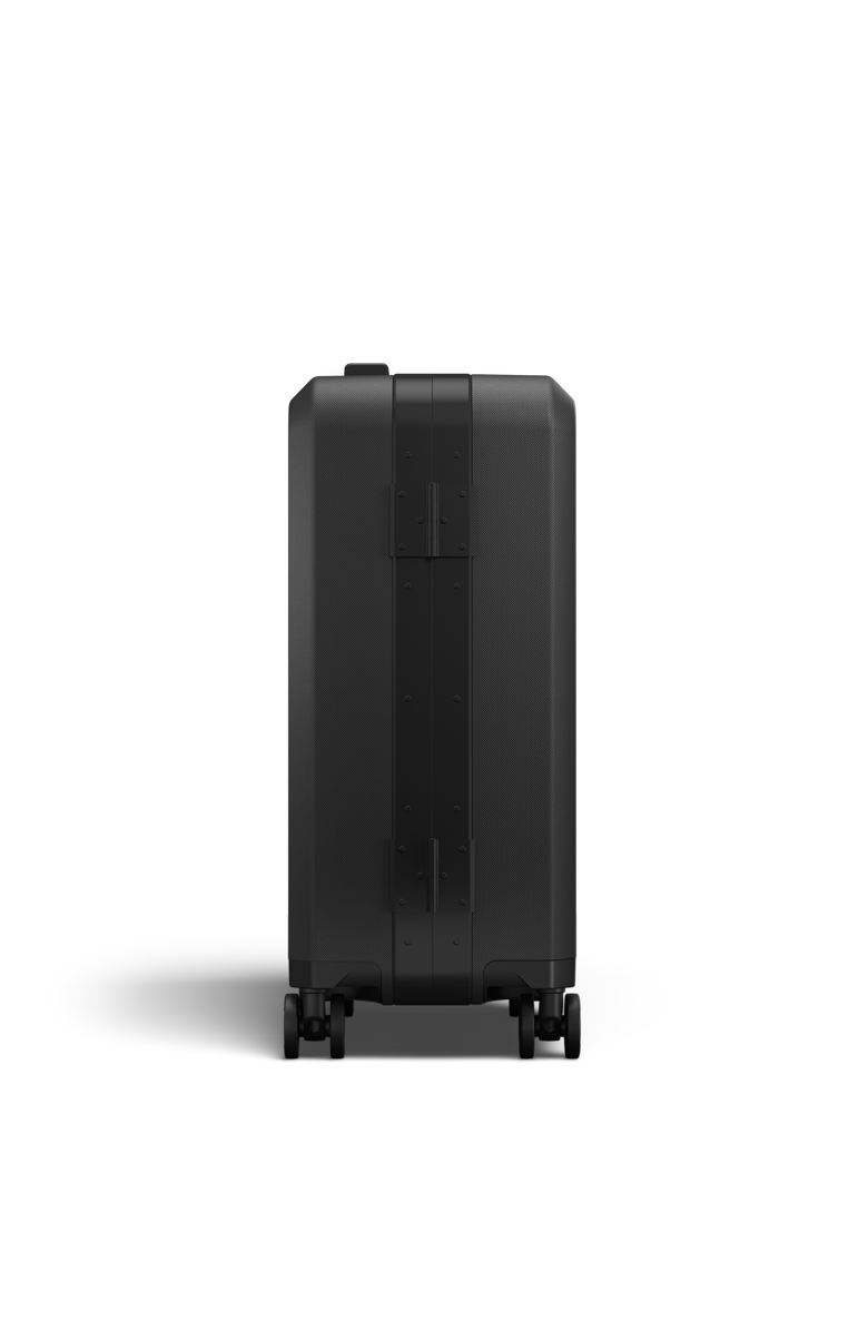 D_b_ Ramverk Pro Hardside 21 Inch Carry On Luggage Spinner with Buckle Closure, Alternate, color, Black Out