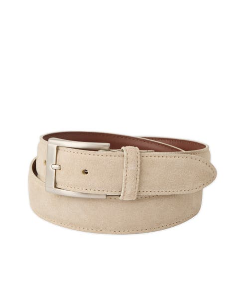 Italian Sueded Calfskin Dress Casual Belt