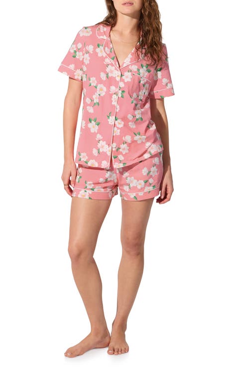 Print Jersey Short Pajamas (Regular & Plus)