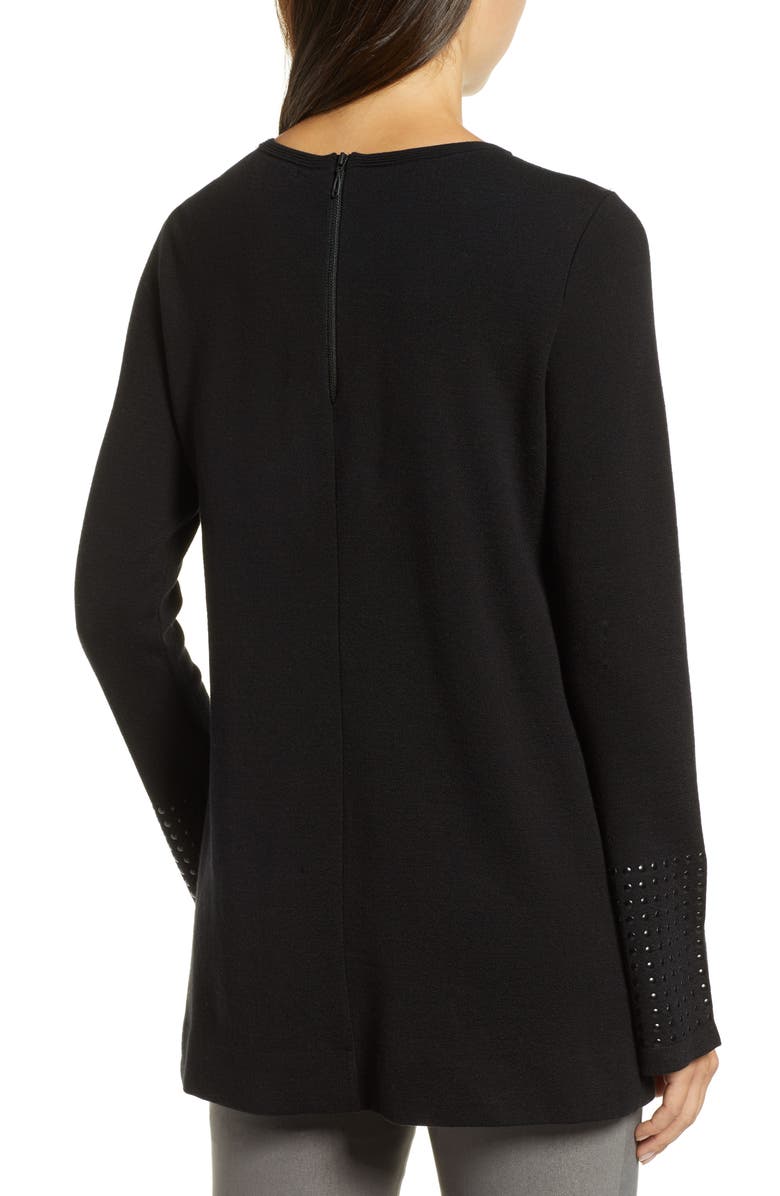 NIC+ZOE Studded Cuff Top, Alternate, color,