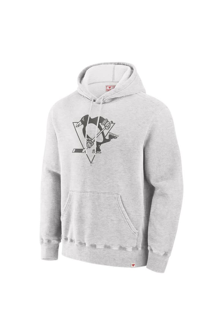 Men's Fanatics Cream Pittsburgh Penguins Made in Canada Pullover Hoodie, Alternate, color, Cream