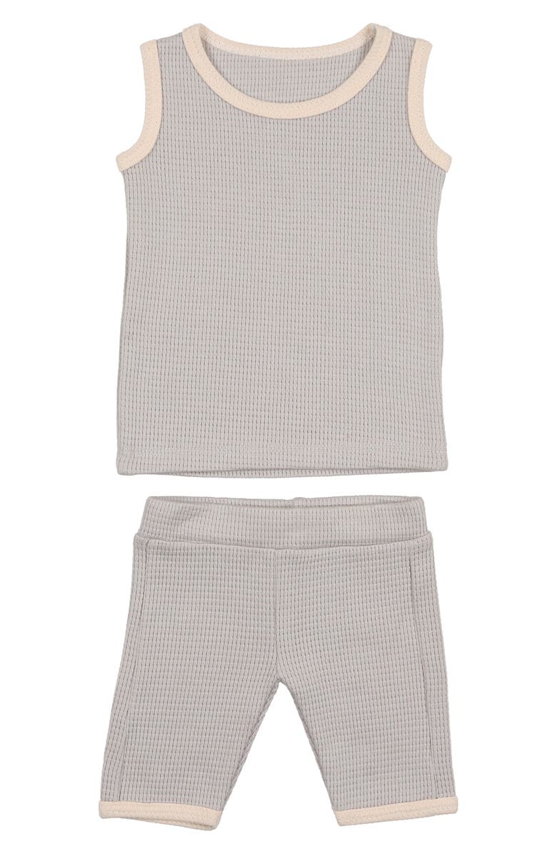 Manière Kids' Waffle Knit Tank & Shorts Set, Main, color,