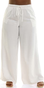 Nina Leonard Full Wide Leg Pants