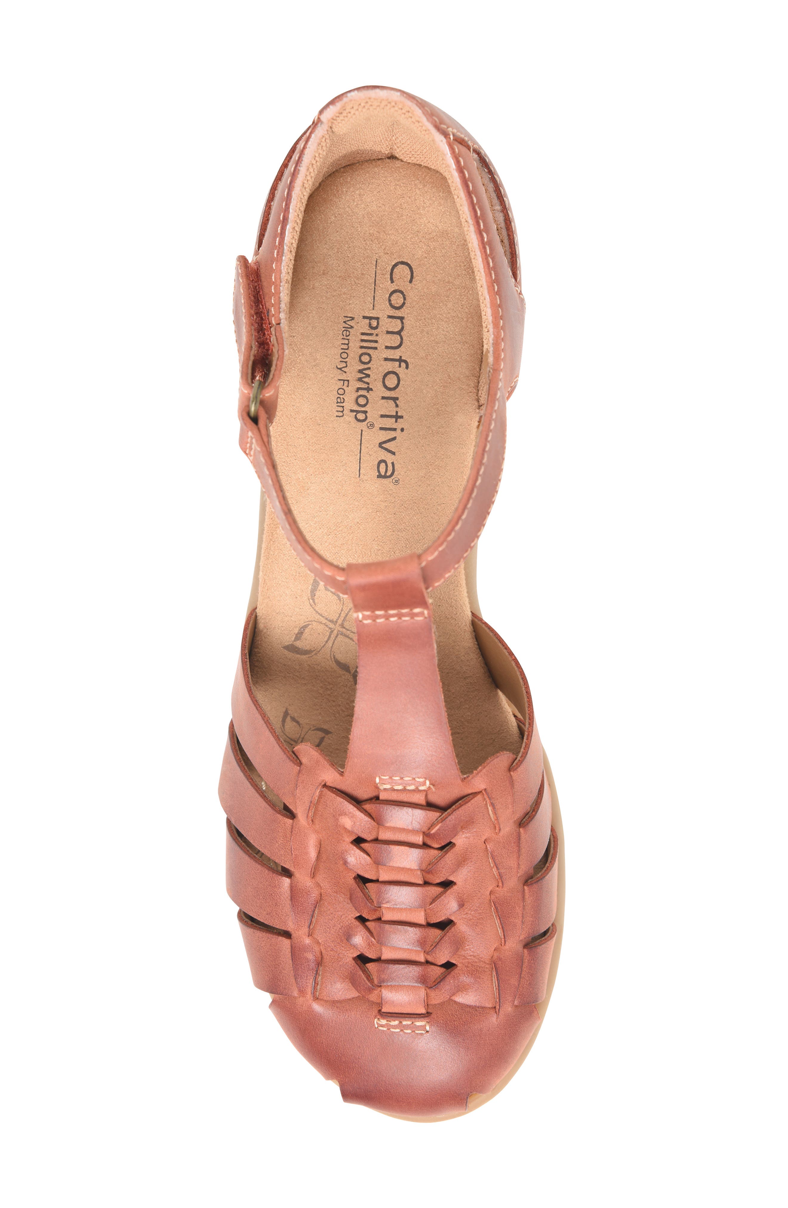 Comfortiva Persa Fisherman Sandal, Alternate, color, Rust