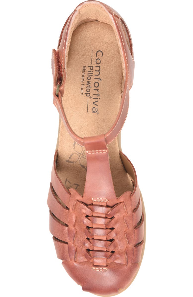 Comfortiva Persa Fisherman Sandal, Alternate, color, Rust