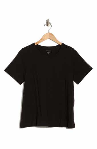 Eileen Fisher Crewneck Short Sleeve Organic Cotton T-Shirt