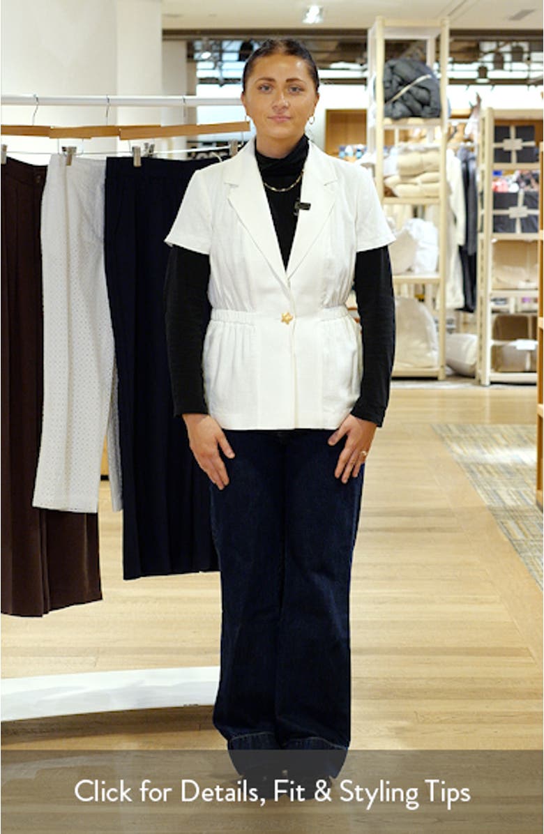 Short Sleeve One-Button Jacket, sales video thumbnail