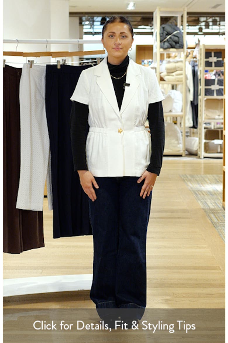 Short Sleeve One-Button Jacket video
