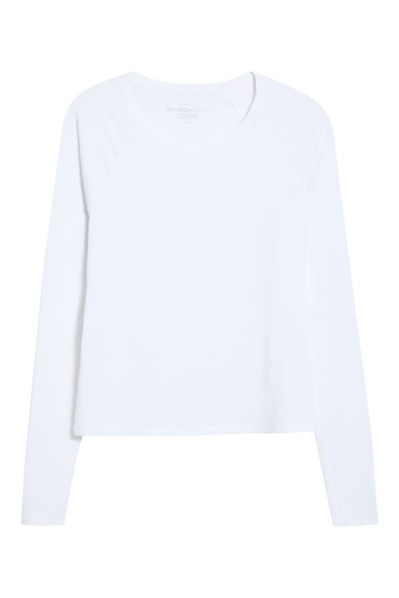 Breezeweight Active Long Sleeve T-Shirt, Main, color, WHITE