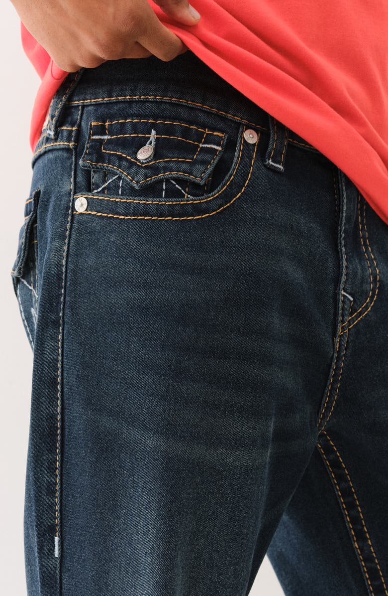 True Religion Ricky Big T Straight Leg Jeans, Alternate, color, Ibzd - Dark Sultry